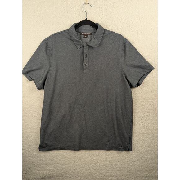 Michael Kors Short Sleeve Polo Navy/White Striped Men Size XL - Picture 1 of 6